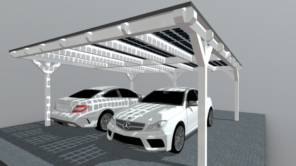 carports A 3D model collection by Stephu Sketchfab