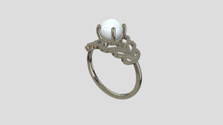 APRG001 goldring wedding engagement luxury – Free 3D Model STL