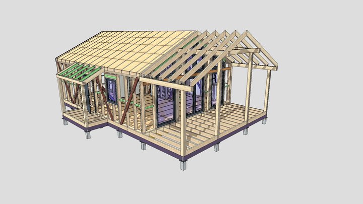 КР-07 Eco- Barn 70 171225 3D Model