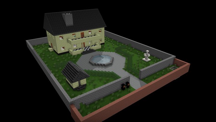 MC_Mansion 3D Model