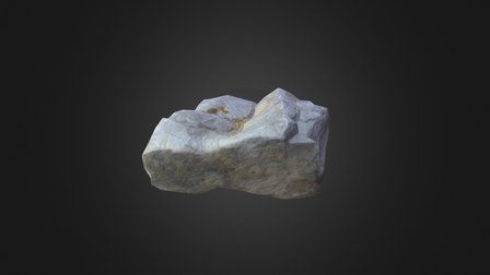 Photogrammetry Stone for Games 1 3D Model