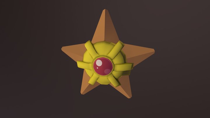 #120 Staryu 3D Model