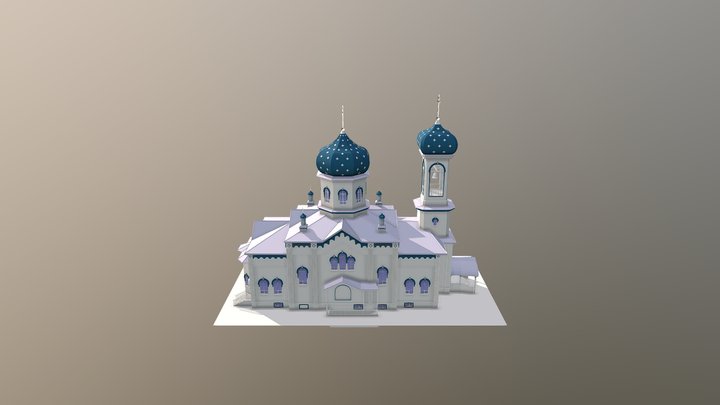 Храм тургень 3D Model