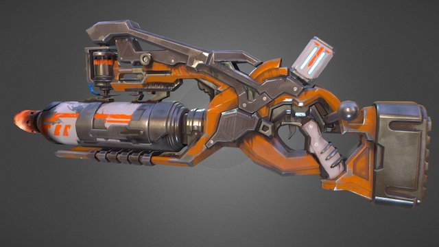 火枪 3D Model