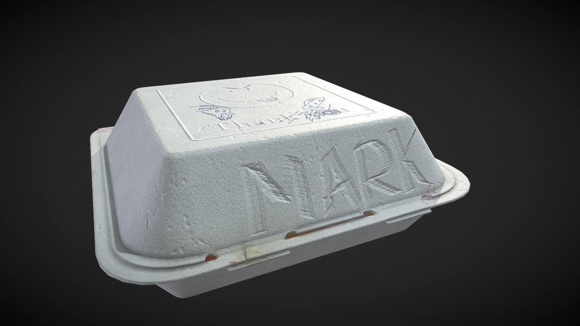 food take out box 3D model by Frankie Grimes