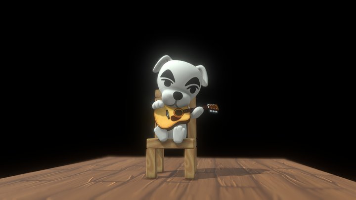 ~ K.K Playing Guitar ~ [Animal Crossing] 3D Model