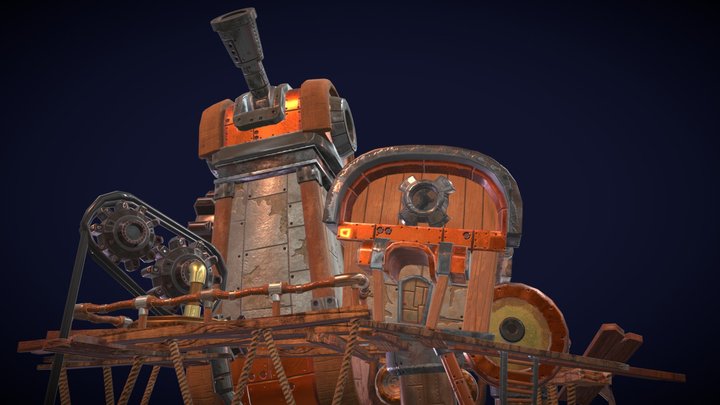 Copper hut 3D Model