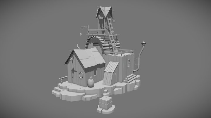 Shelter. 3D Model