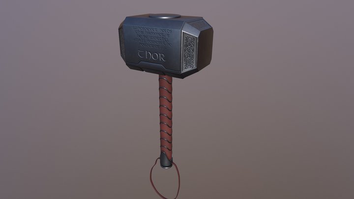 Mjölnir | Thor's Hammer 3D Model