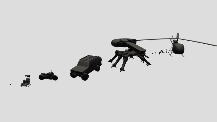 Blocking HW XYZ 3D Model