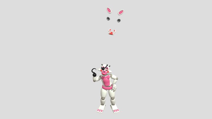 Inaccurate toy Foxy 3D Model