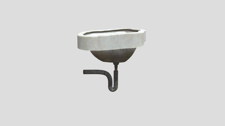 Old Sink 3D Model