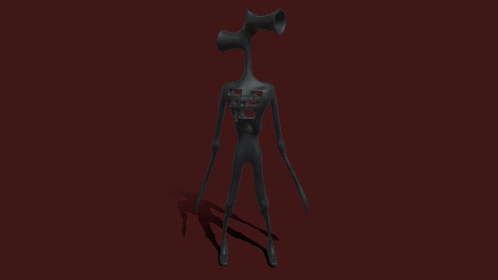 Shadow-siren-head 3D models - Sketchfab