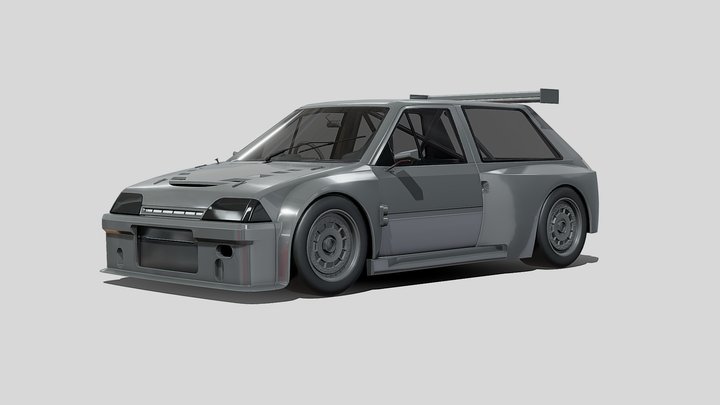 HOT LAP RACING - Citroen AX Superproduction 3D Model