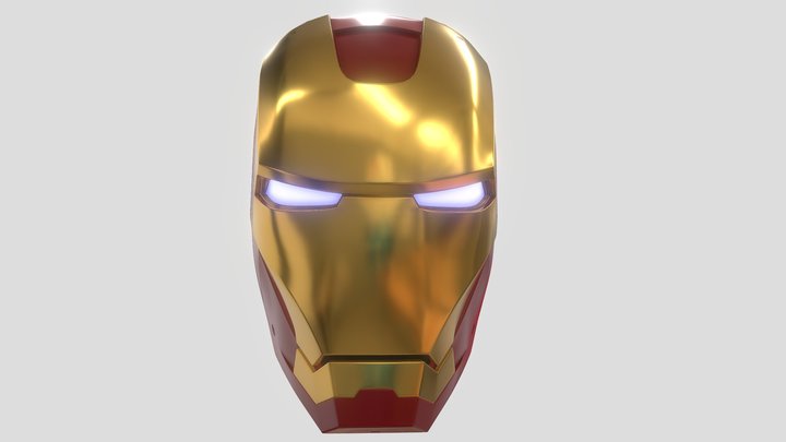 Ironman - Helmet 3D Model