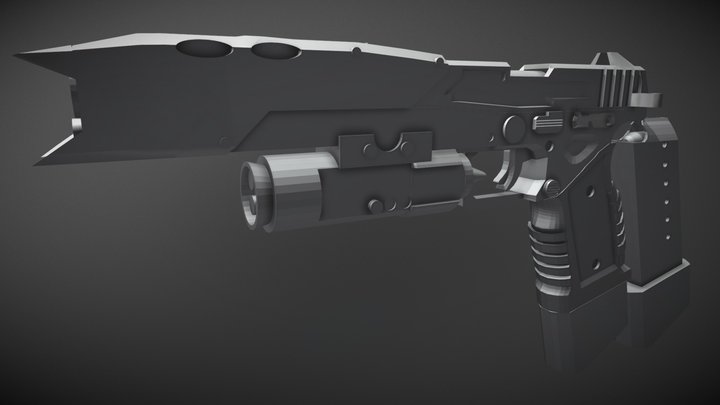 Smart Pistol | Titanfall 2 3D Model