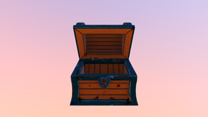 Treasure Chest 3D Model