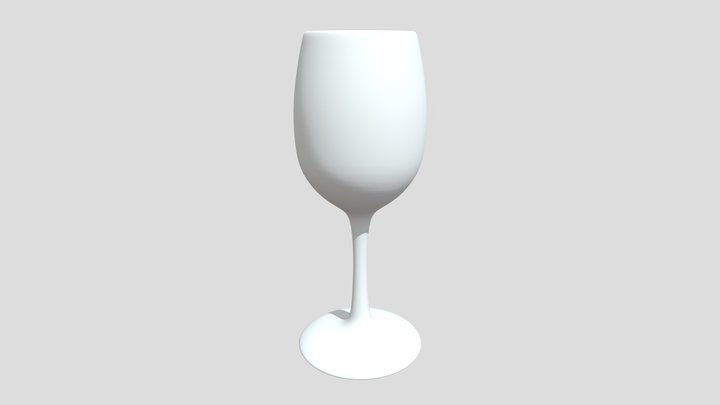 wine glass 3D Model