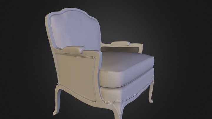 Classic Armchair 3D Model
