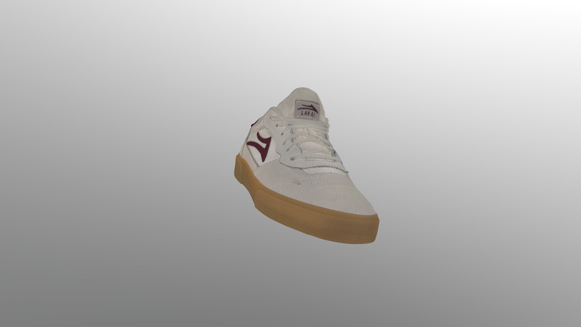 Lakai Cambridge skateboard shoe 3D model by 3dscanservice_SE