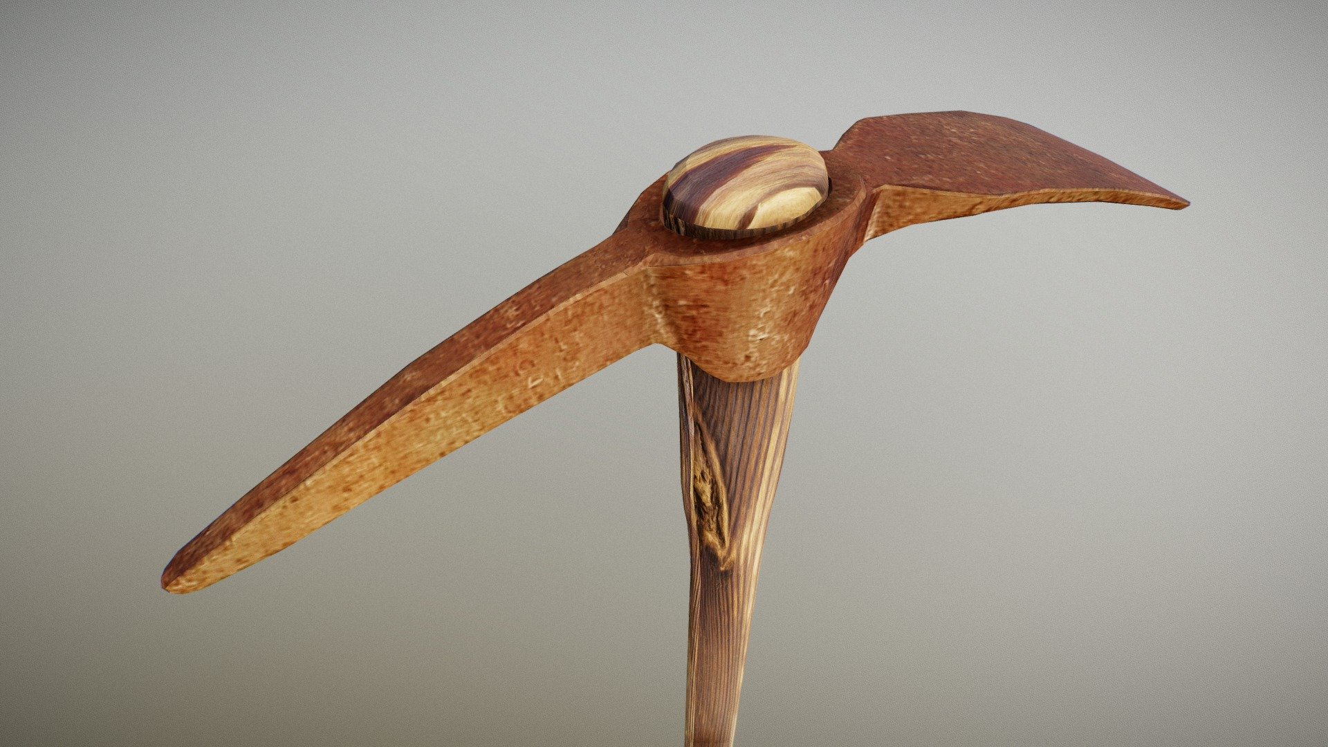 Pickaxe - Download Free 3D model by Ole Gunnar Isager (@FrenchBaguette ...