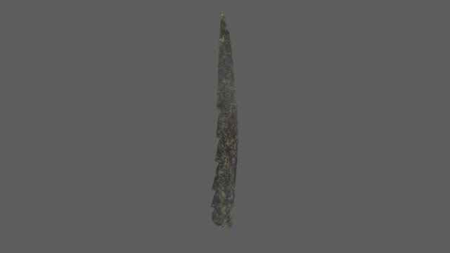 Early Mesolithic bonepoint from Åmosen 3D Model