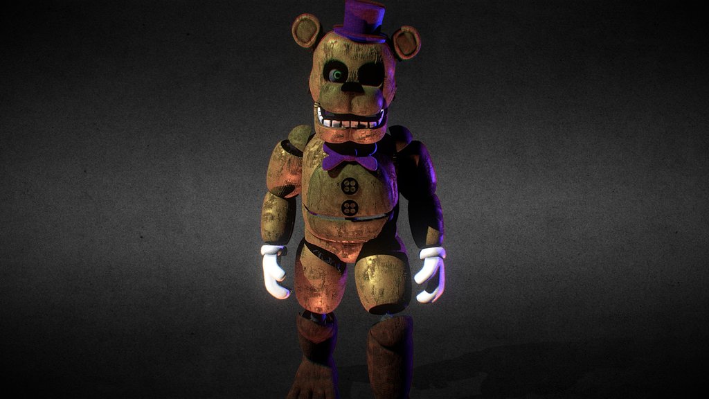 how to make a fnaf character in blender