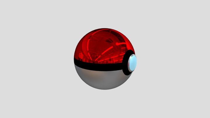 Poke Ball 3D Model