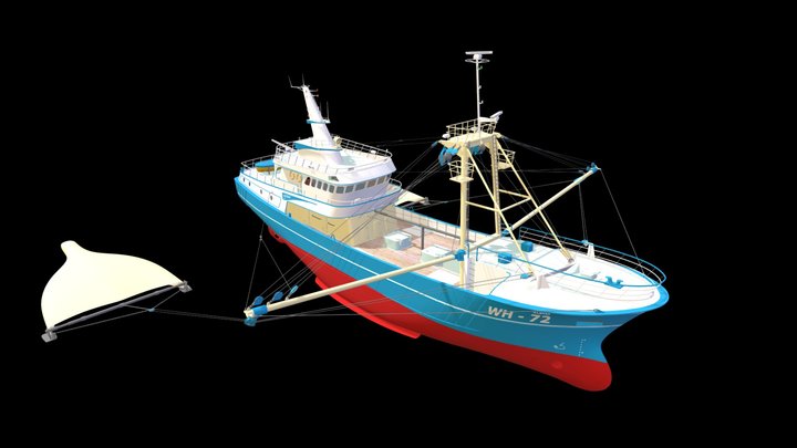 Fishing-vessel 3D models - Sketchfab