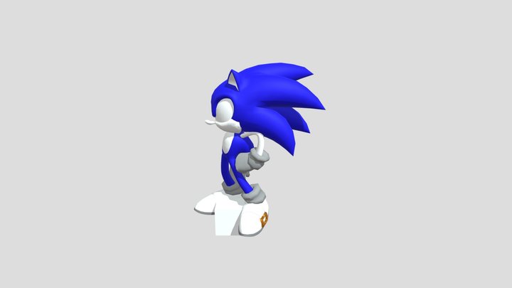 Sonic 3D Model