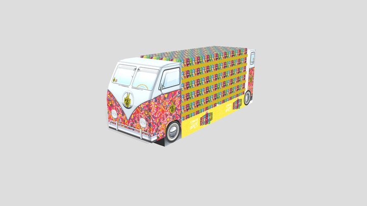 Peace Tea Van 3D Model