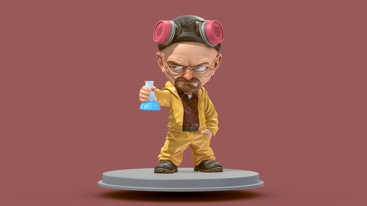 Walter White 3D Model
