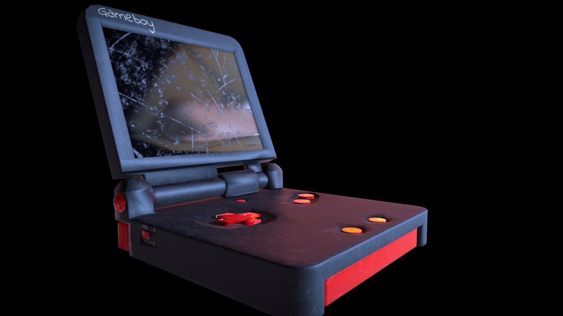 Gameboy Advance SP - Download Free 3D model by Smoggybeard (@Smoggybeard)  [b79bb73]