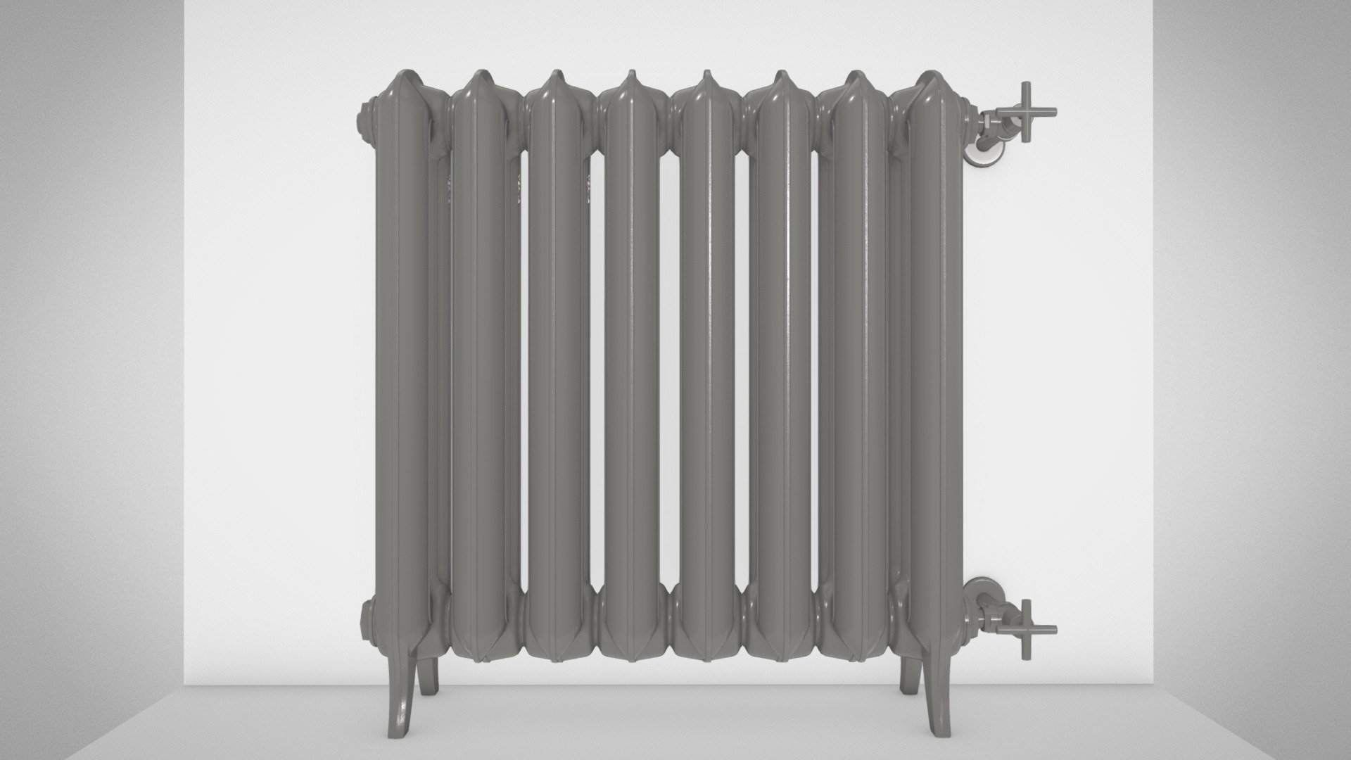 PLAIN 3K cast-iron radiator - Download Free 3D model by termagroup ...