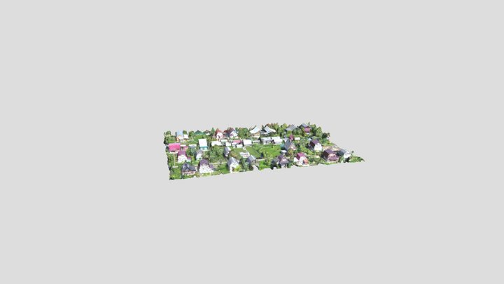 Село 3D Model