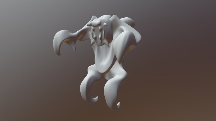Burrbeast 3D Model