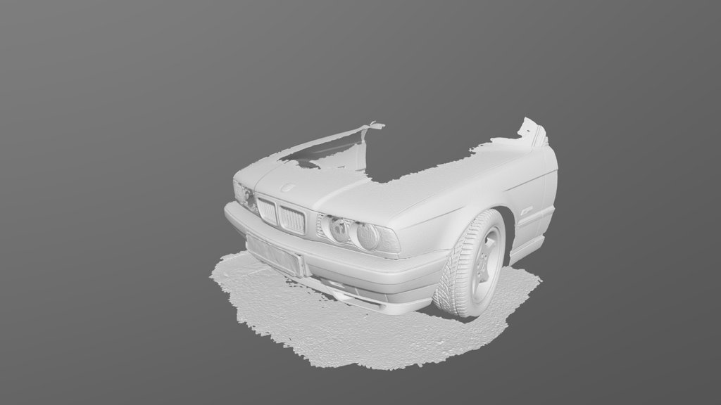BMW E34 Front - Einscan Rigil IR mode