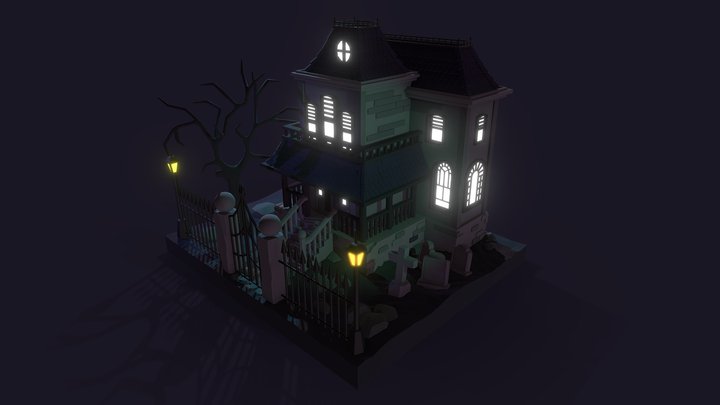 Hounted house 3D Model