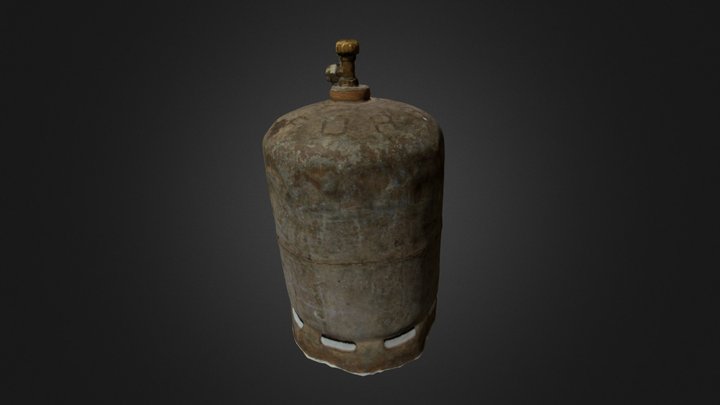 Gas Bottle 3D Model