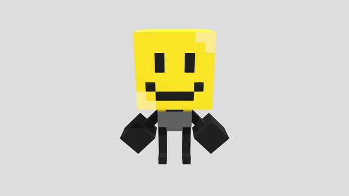 Smiley the Happy Face, Minecraft Skin