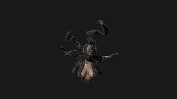 Lopoly of demongirl (agent of sin) 3D Model