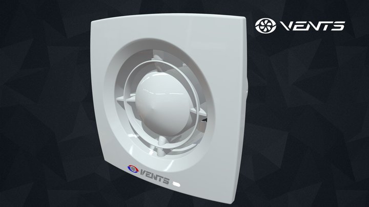 VENTS X1 series fan 3D Model