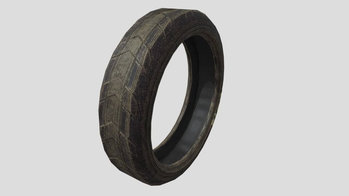 Car Tire 3D Model
