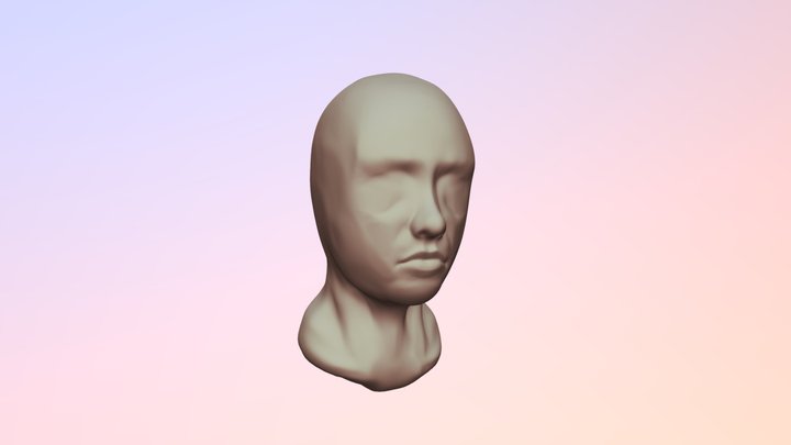 20190914 Self Portrait Base 3 Throw Back 3D Model