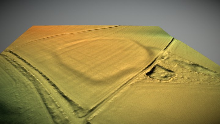 Idbury Camp, Gloucestershire (UK) – Free 3D Model STL