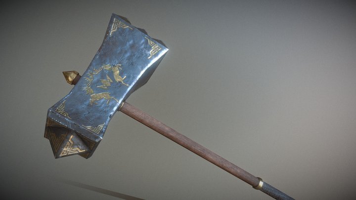 Baratheon Hammer 3D Model