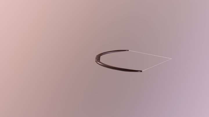 wooden bow EIon 3D Model