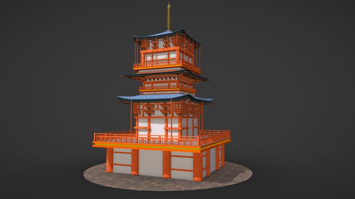 Chinese Fantasy 04 3D Model