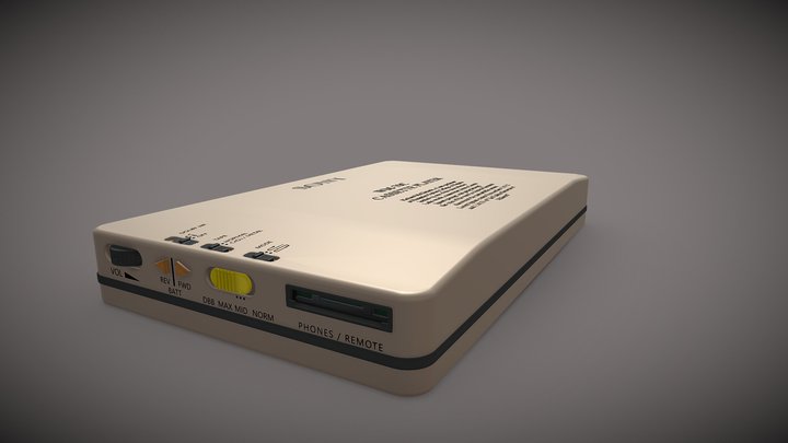 SONY WALKMAN 3D Model