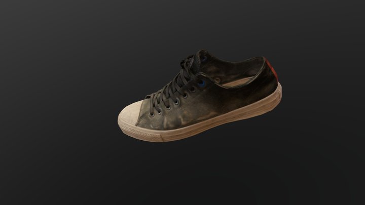Old converse shoe 3D Model